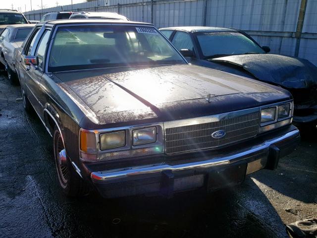 2FACP74F2MX150611 - 1991 FORD CROWN VICT BROWN photo 1