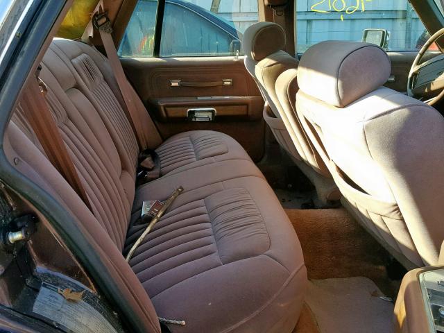 2FACP74F2MX150611 - 1991 FORD CROWN VICT BROWN photo 6