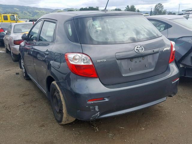 2T1KU40E89C185031 - 2009 TOYOTA COROLLA MA GRAY photo 3