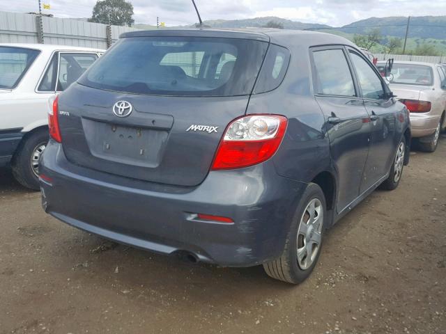 2T1KU40E89C185031 - 2009 TOYOTA COROLLA MA GRAY photo 4