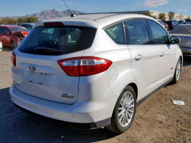 1FADP5BU5DL506847 - 2013 FORD C-MAX SEL WHITE photo 4