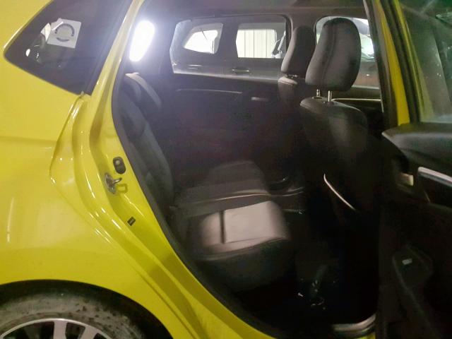 3HGGK5H84FM770404 - 2015 HONDA FIT EX YELLOW photo 6