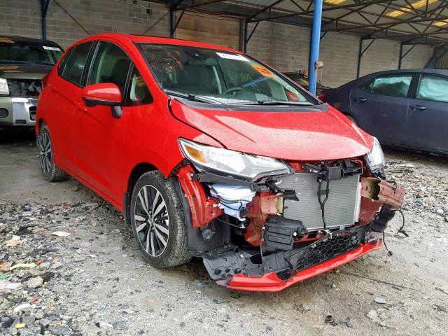 3HGGK5H86KM711588 - 2019 HONDA FIT EX RED photo 1