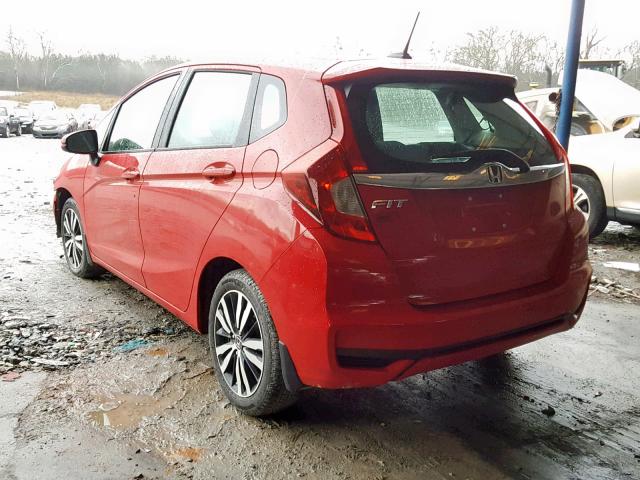 3HGGK5H86KM711588 - 2019 HONDA FIT EX RED photo 3