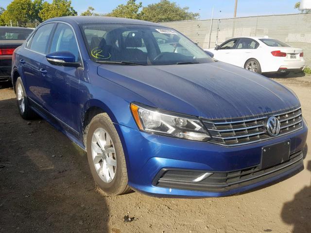 1VWAT7A32GC030135 - 2016 VOLKSWAGEN PASSAT S BLUE photo 1