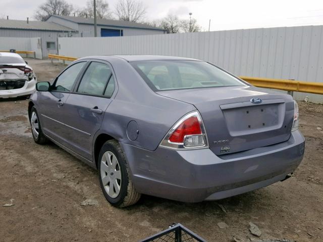 3FAHP06Z87R116471 - 2007 FORD FUSION S GRAY photo 3