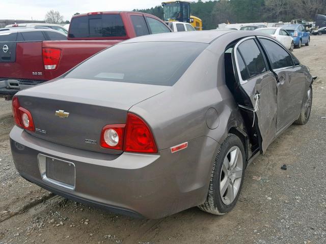 1G1ZA5E00AF187452 - 2010 CHEVROLET MALIBU LS BROWN photo 4
