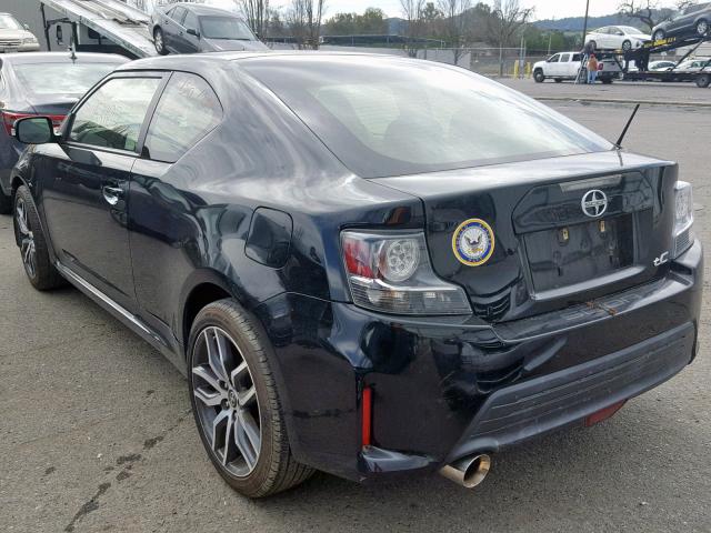 JTKJF5C78F3096971 - 2015 TOYOTA SCION TC BLACK photo 3