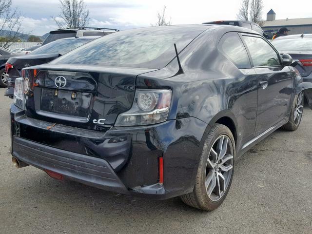 JTKJF5C78F3096971 - 2015 TOYOTA SCION TC BLACK photo 4