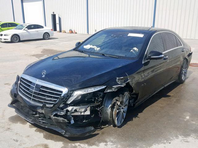 WDDUG8CB6FA157016 - 2015 MERCEDES-BENZ S 550 BLACK photo 2