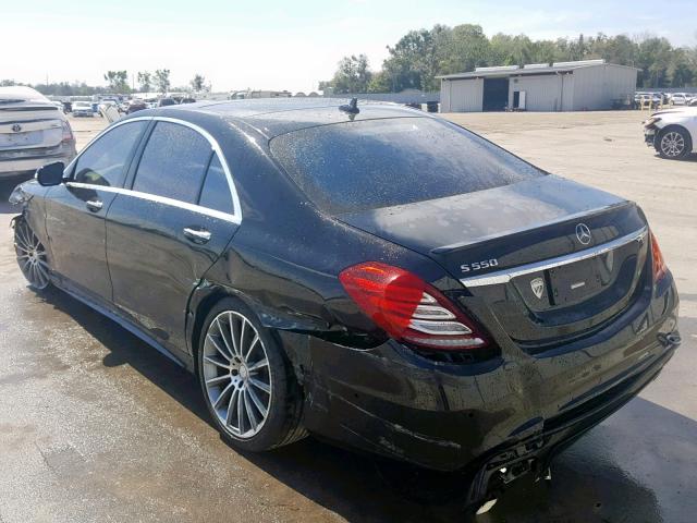 WDDUG8CB6FA157016 - 2015 MERCEDES-BENZ S 550 BLACK photo 3