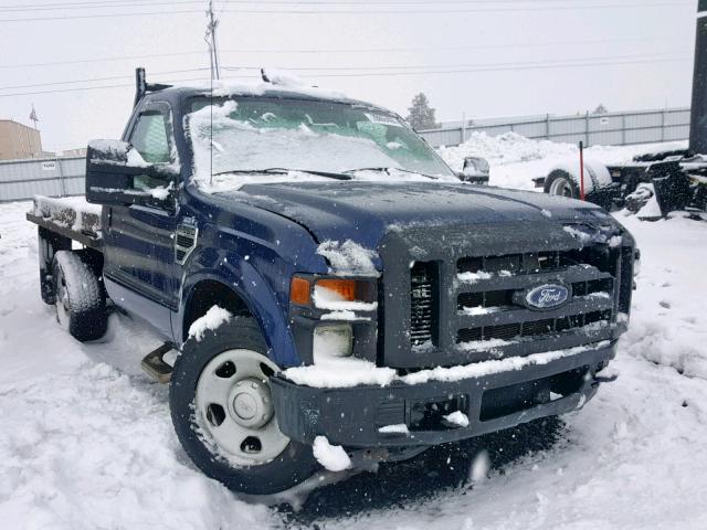 1FDWF305X8ED45925 - 2008 FORD F350 SRW S BLUE photo 1