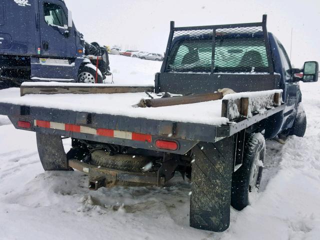 1FDWF305X8ED45925 - 2008 FORD F350 SRW S BLUE photo 4