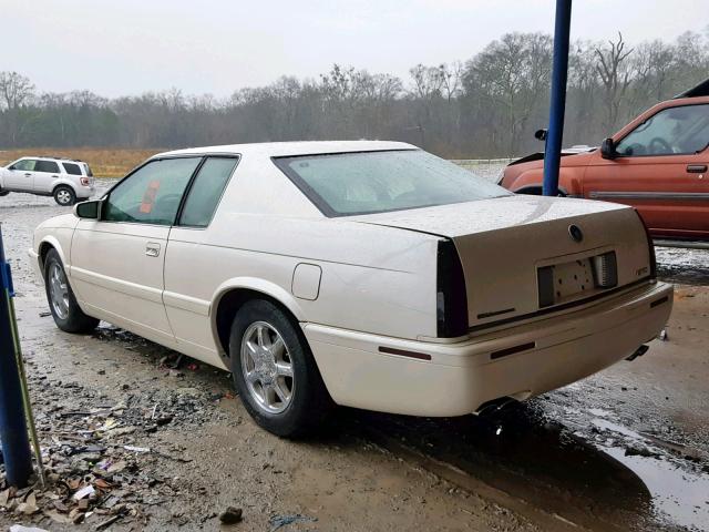 1G6ET1290YB703860 - 2000 CADILLAC ELDORADO T WHITE photo 3