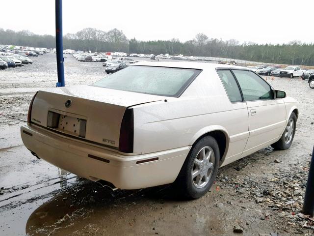 1G6ET1290YB703860 - 2000 CADILLAC ELDORADO T WHITE photo 4