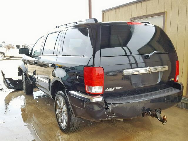 1A8HX58N18F150826 - 2008 CHRYSLER ASPEN LIMI BLACK photo 3