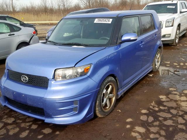 JTLZE4FE2A1114570 - 2010 TOYOTA SCION XB PURPLE photo 2