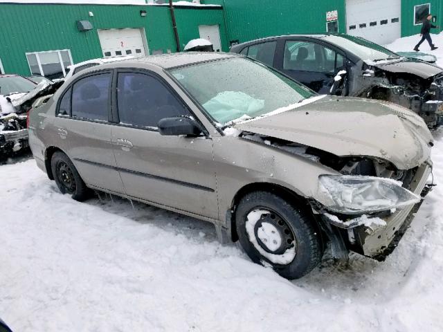 2HGES16444H907840 - 2004 HONDA CIVIC DX BEIGE photo 1