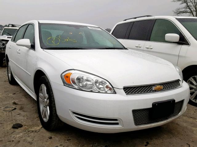 2G1WB5E35G1130139 - 2016 CHEVROLET IMPALA LIM WHITE photo 1