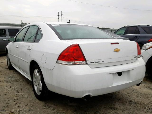 2G1WB5E35G1130139 - 2016 CHEVROLET IMPALA LIM WHITE photo 3