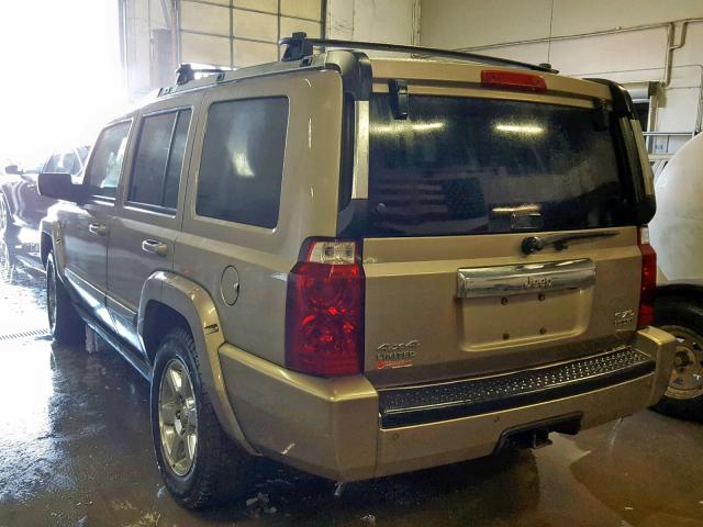 1J8HG582X6C192366 - 2006 JEEP COMMANDER GOLD photo 3