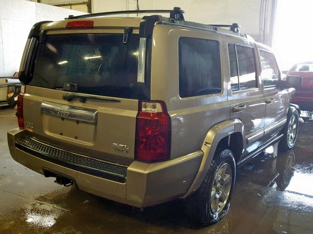 1J8HG582X6C192366 - 2006 JEEP COMMANDER GOLD photo 4