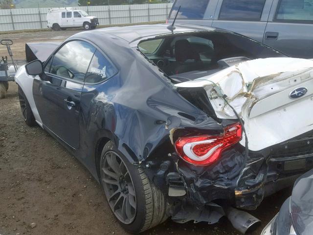 JF1ZNAA10D1727571 - 2013 TOYOTA SCION FR-S BLACK photo 3