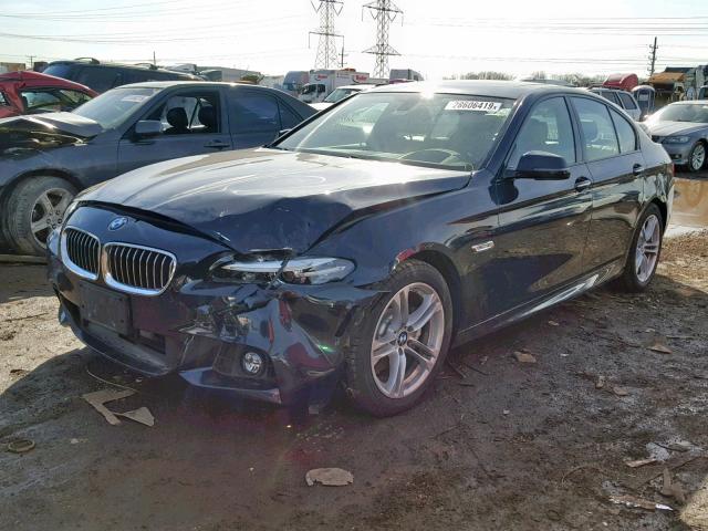 WBA5A7C54GG145463 - 2016 BMW 528 XI BLUE photo 2