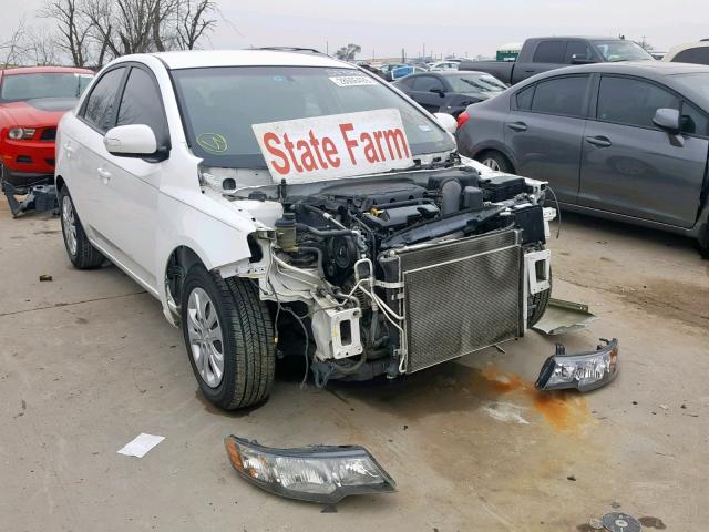 KNAFU4A28A5844021 - 2010 KIA FORTE EX WHITE photo 1