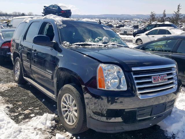 1GKS2FEJ6DR179089 - 2013 GMC YUKON HYBR BLACK photo 1