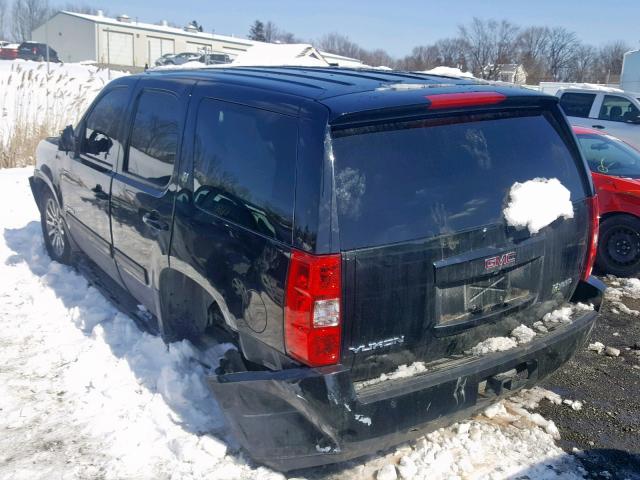 1GKS2FEJ6DR179089 - 2013 GMC YUKON HYBR BLACK photo 3