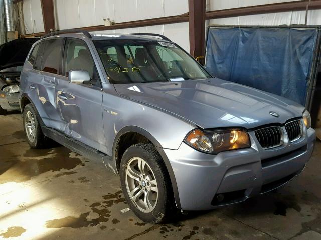 WBXPA93486WG88906 - 2006 BMW X3 3.0I BLUE photo 1