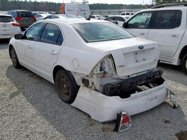 3FAHP06ZX7R216488 - 2007 FORD FUSION S WHITE photo 3