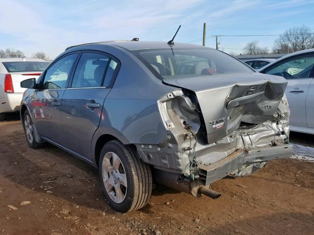 3N1AB61E67L712945 - 2007 NISSAN SENTRA 2.0 GRAY photo 3