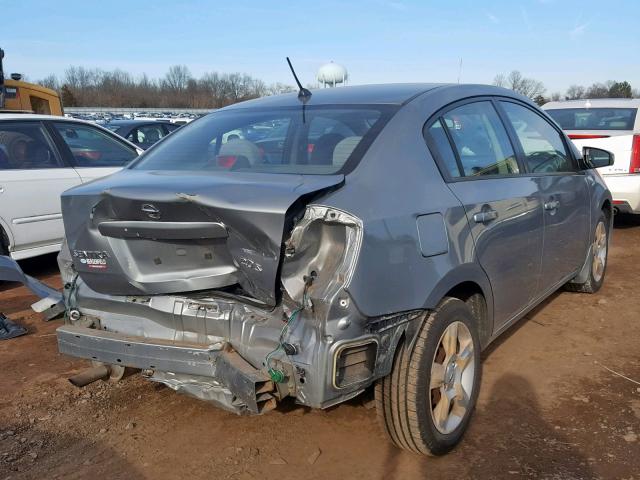 3N1AB61E67L712945 - 2007 NISSAN SENTRA 2.0 GRAY photo 4