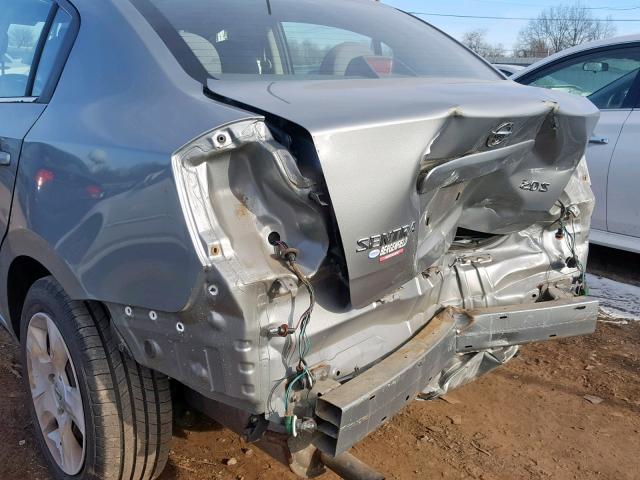 3N1AB61E67L712945 - 2007 NISSAN SENTRA 2.0 GRAY photo 9