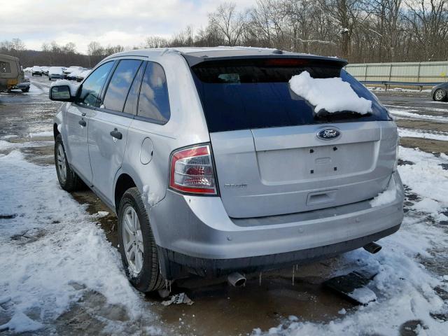 2FMDK3GC7ABB76648 - 2010 FORD EDGE SE SILVER photo 3