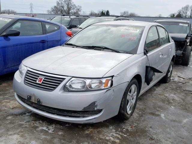 1G8AJ55F37Z172129 - 2007 SATURN ION LEVEL SILVER photo 2