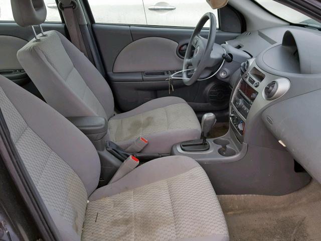 1G8AJ55F37Z172129 - 2007 SATURN ION LEVEL SILVER photo 5