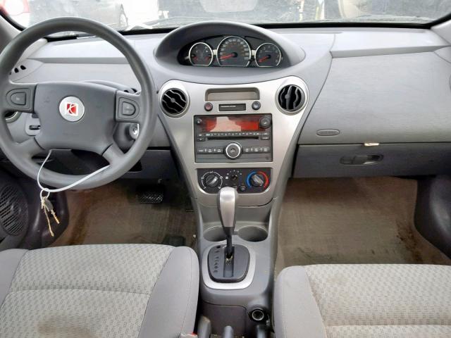 1G8AJ55F37Z172129 - 2007 SATURN ION LEVEL SILVER photo 9