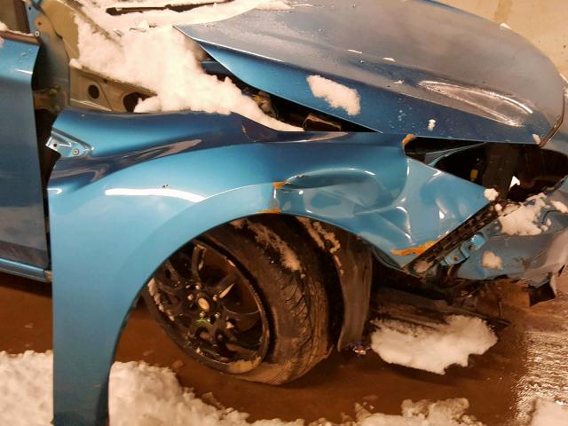 4S3GKAA6XH3607275 - 2017 SUBARU IMPREZA BLUE photo 9