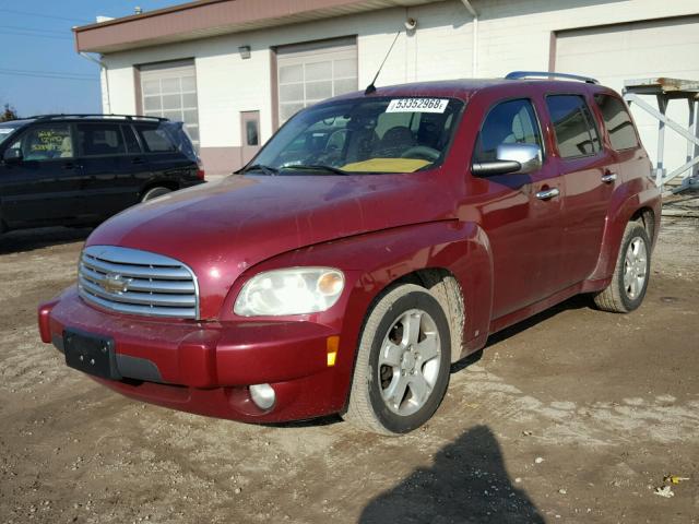 3GNDA23D76S661736 - 2006 CHEVROLET HHR LT MAROON photo 2