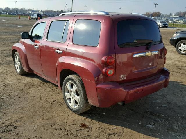 3GNDA23D76S661736 - 2006 CHEVROLET HHR LT MAROON photo 3