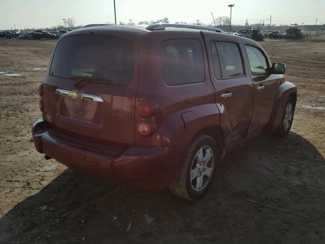 3GNDA23D76S661736 - 2006 CHEVROLET HHR LT MAROON photo 4