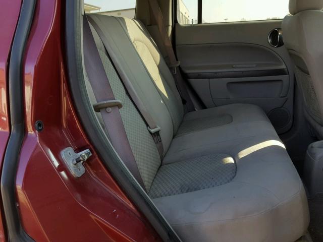 3GNDA23D76S661736 - 2006 CHEVROLET HHR LT MAROON photo 6