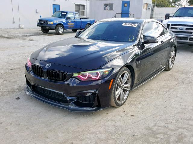 WBA3R1C53EK190496 - 2014 BMW 435 I BLACK photo 2