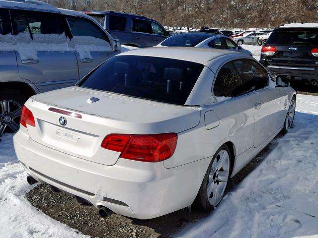 WBADX1C59DJ128759 - 2013 BMW 335 I SULE WHITE photo 4