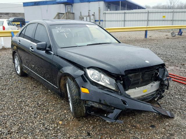 WDDGF4HB4DA778429 - 2013 MERCEDES-BENZ C 250 BLACK photo 1