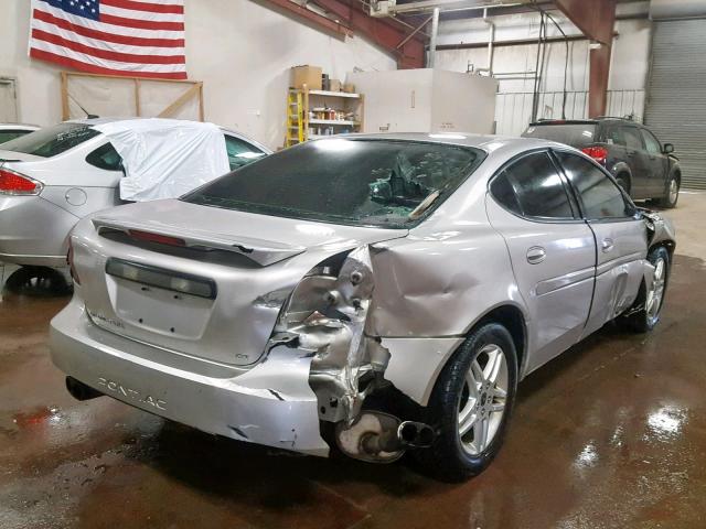 2G2WR584361190186 - 2006 PONTIAC GRAND PRIX SILVER photo 4