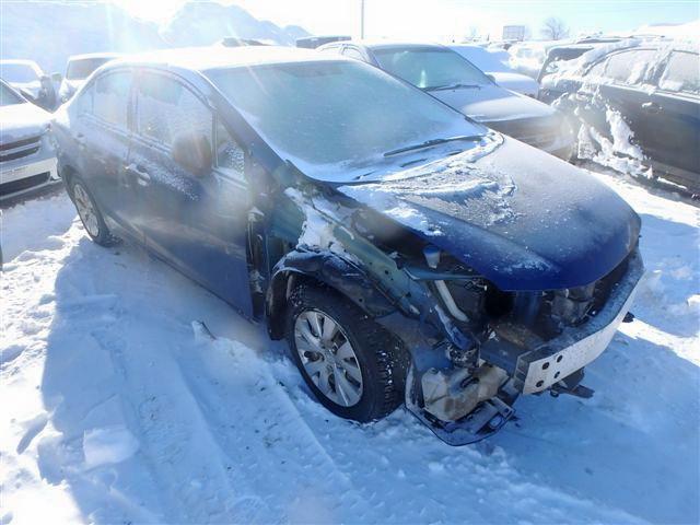 2HGFB2E23CH006967 - 2012 HONDA CIVIC DX BLUE photo 1